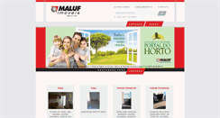 Desktop Screenshot of malufimoveis.com.br